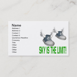 Sky Is The Limit Business Card