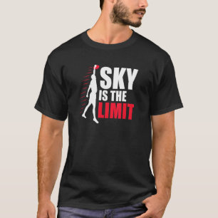 Sky Is The Limit Ultimate Frisbee Player Sports T-Shirt