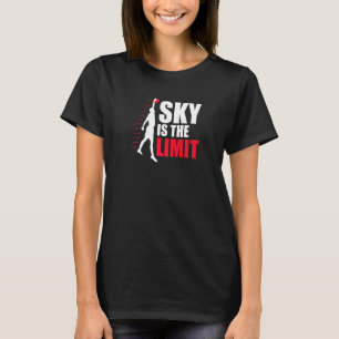 Sky Is The Limit Ultimate Frisbee Player Sports T-Shirt