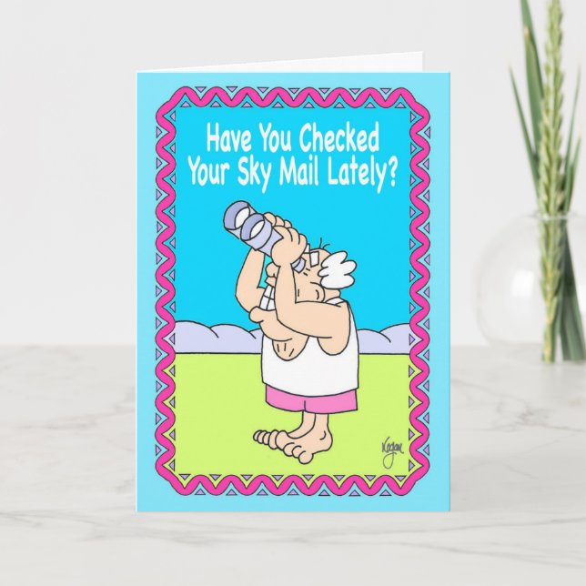 SKY MAIL Birthday Card (Front)