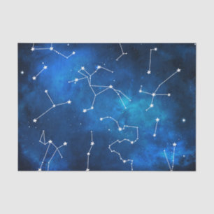 Sky Map Constellation Astronomy Lover Tissue Paper