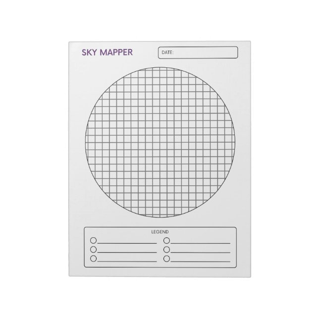 Sky Mapper Notepad (Rotated)