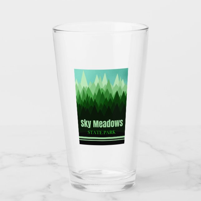 Sky Meadows State Park Virginia Forest Glass (Front)