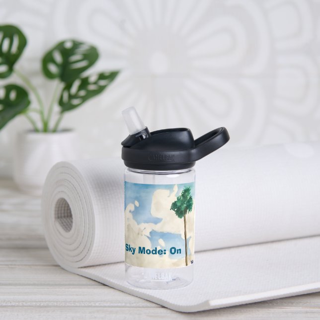 Sky Mode: On Water Bottle (Yoga (Rotated))