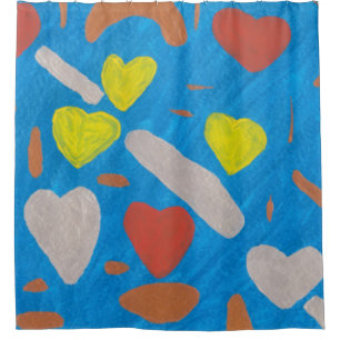 Sky of Love Shower Curtain