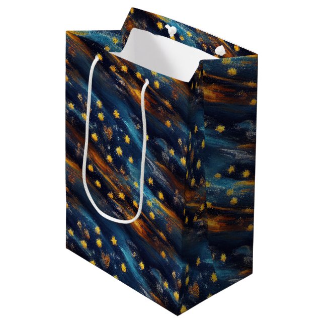 Sky of Stars Medium Gift Bag (Front Angled)