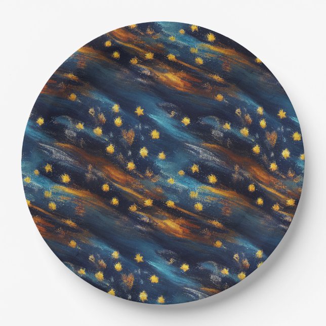 Sky of Stars Paper Plate (Front)