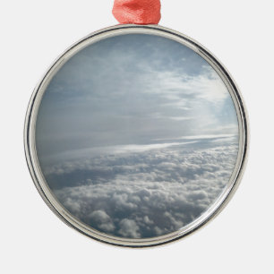 Sky, Plane View, Beautiful Clouds Metal Tree Decoration