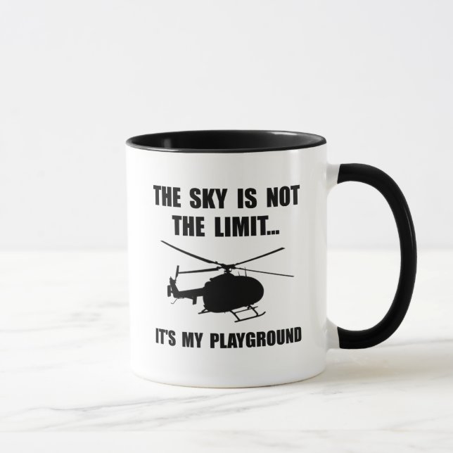 Sky Playground Helicopter Mug (Right)