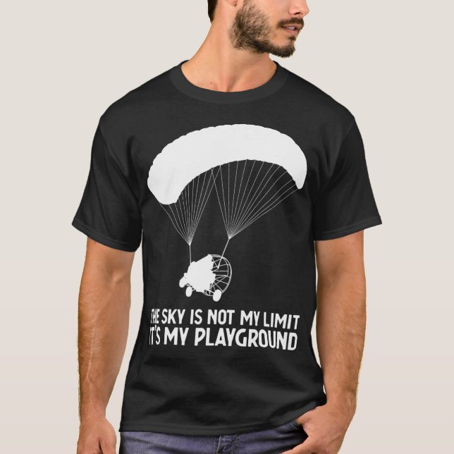 Sky Playground PPC Paragliding Powered Parachute  T-Shirt (Front)