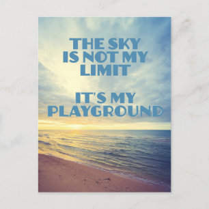 Sky Quote Postcard