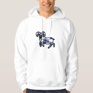 Sky Ram Silhouette  Hoodie