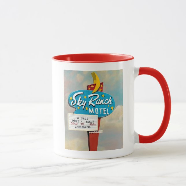 Sky Ranch Motel Sign Mug (Right)