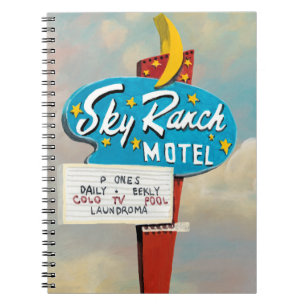 Sky Ranch Motel Sign Notebook