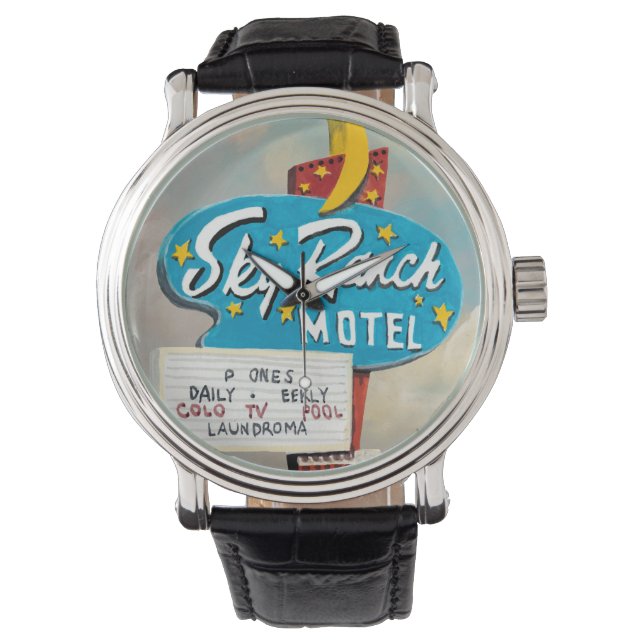 Sky Ranch Motel Sign Watch (Front)