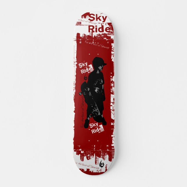 Sky Ride Skateboard (Front)