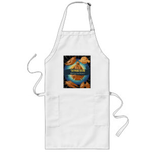 sky, RIDING THE STARS SHIP Long Apron