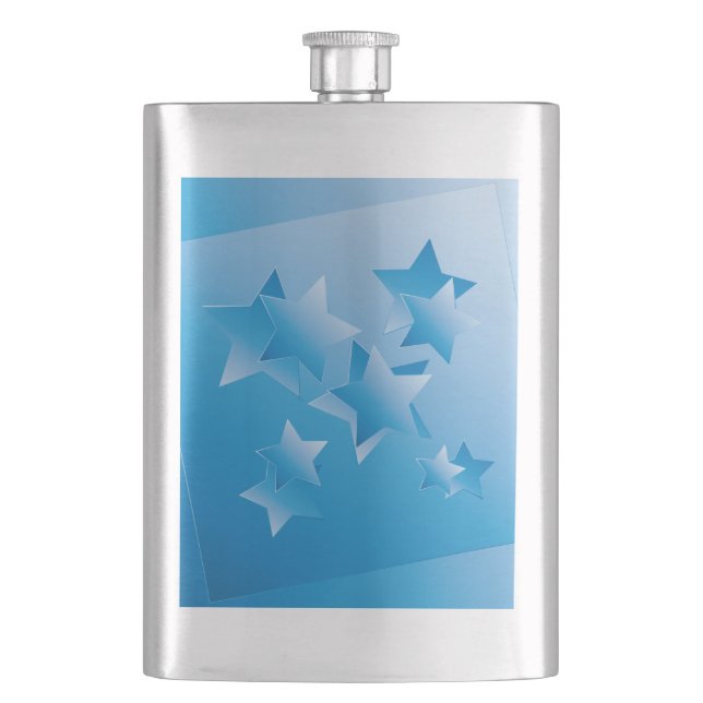 Sky s  windows hip flask (Front)