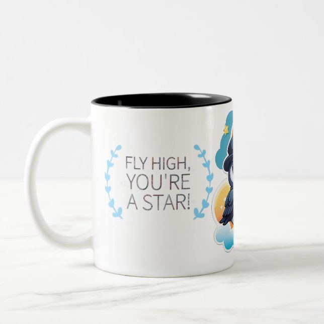 Sky Soaring Owl Mug (Left)