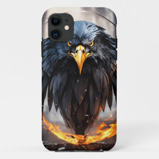"Sky Sovereignty: Majestic Eagle iPhone Case" iPhone 11 Case
