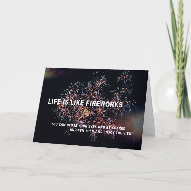SKY SPARKLER Greeting Card (Front)