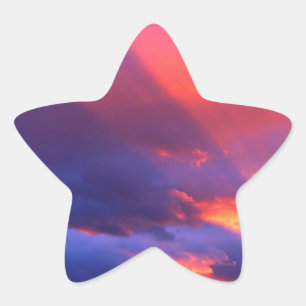 Sky Spiritual Awakening Bitterroot Montana Star Sticker