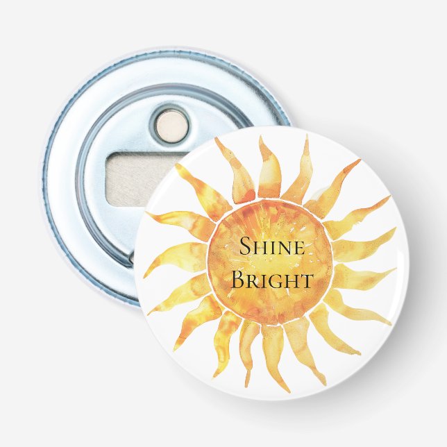 Sky Sun Shine Bright Bottle Opener (Front)