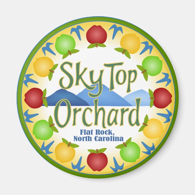 Sky Top Orchard Magnet (Front)
