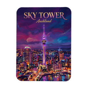 Sky Tower New Zealand Magnet