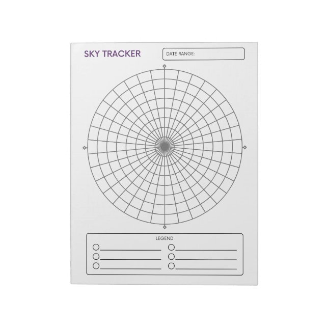 Sky Tracker Notepad (Rotated)