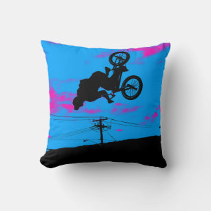 Sky Trekking - BMX Rider Cushion