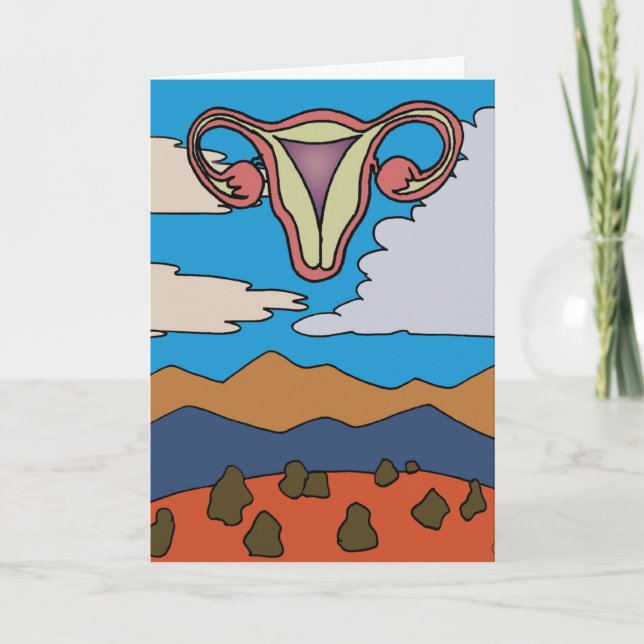 Sky Uterus Card (Front)