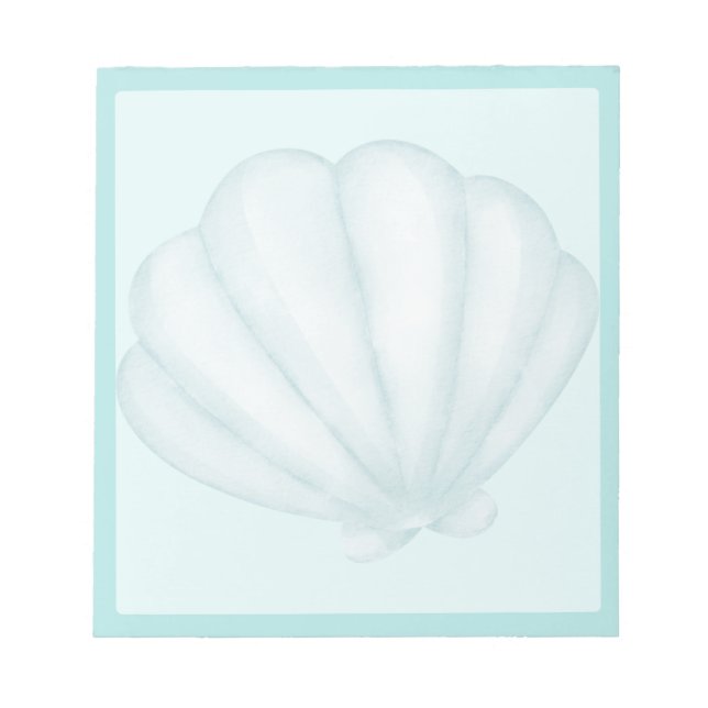 Skyblue Shell Notepad (Front)