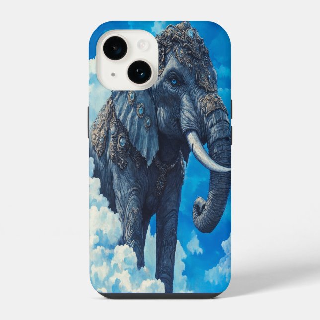 🐘 Skyborne Elephant iPhone Case (Back)