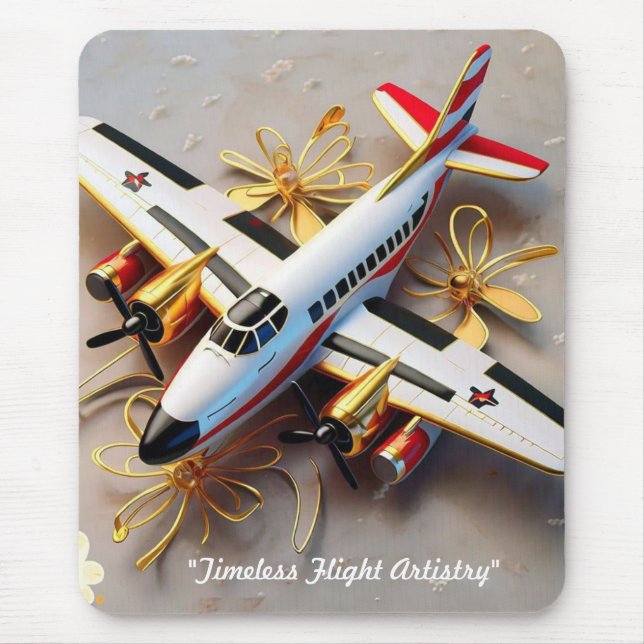 "Skybound Elegance" Mouse Pad (Front)