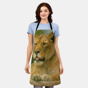 Skybound Grace – Lioness on the Ledge Apron