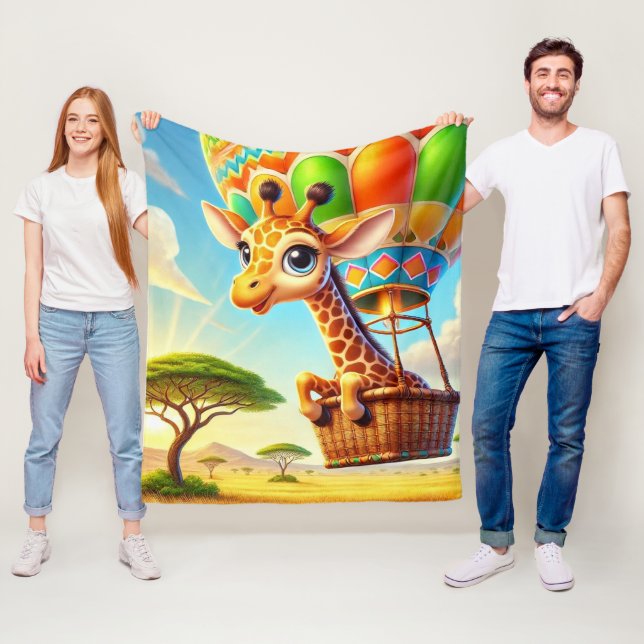 Skybound Safari Fleece Blanket (In Situ)