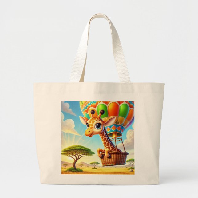 Skybound Safari Large Tote Bag (Front)