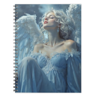 Skybound Silence: Angel of the Midnight Veil Notebook