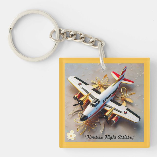 "Skybound Sophistication" Key Ring (Front)