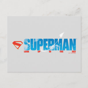 Skybound Superman Silhouette Postcard