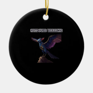 Skybound Warrior – Pandora Avatar Ikran Ceramic Ornament