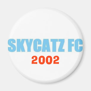 SKYCATZFC TEXT 2002 Magnet