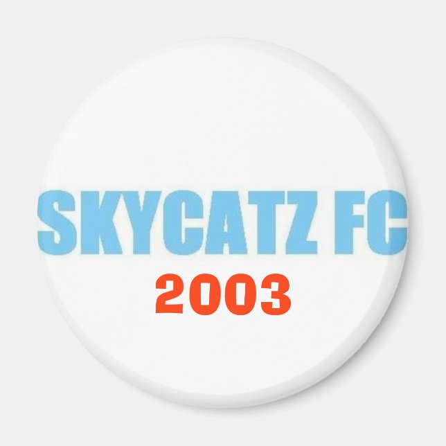 SKYCATZFC TEXT 2003 Magnet (Front)