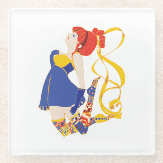 Skydancer  glass coaster