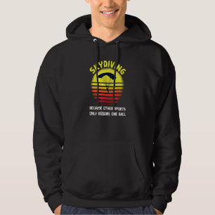Skydive design for skydivers hoodie