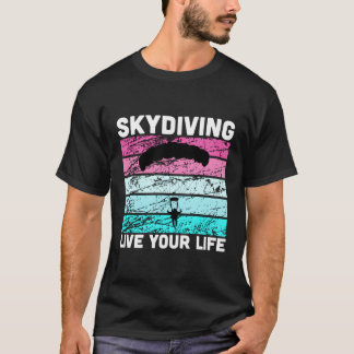 Skydive In Colours For Skydiving Instructor T-Shirt