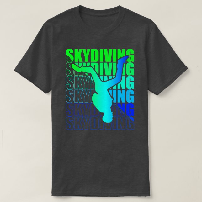 Skydive parachutist parachute skydiver gift idea s T-Shirt (Design Front)