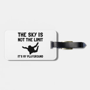 Skydive Playground Luggage Tag