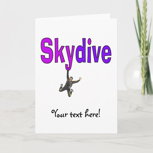 Skydive Purple Card (Front)